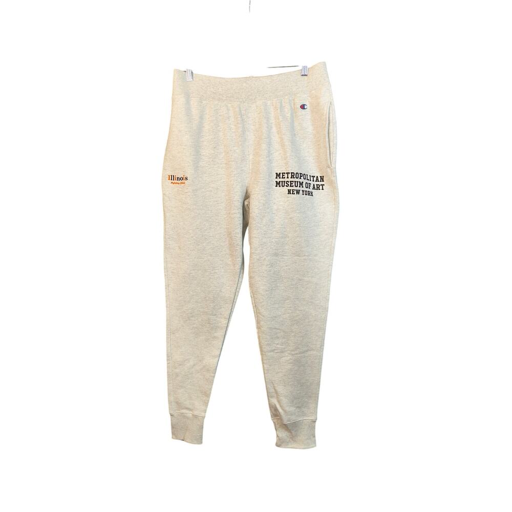 Champion Fighting Illinois Metro Museum of Art New Year Men's Gray Joggers